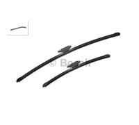 BOSCH Escobilla Delant. Apto para Renault Clio III BR0 1 CR0 1 Citroën C3