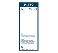 BOSCH Escobilla Limpiaparabrisas Trasero Apto para Lancia Ypsilon 846