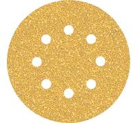 Bosch Papel de lija EXPERT C470 P40 125 mm 50 piezas 8 agujeros para madera dura