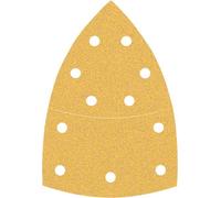 Bosch 50 x Papel de lija Expert C470 con 11 agujeros (para pintura sobre madera, madera dura, diámetro de 102 x 62 mm, grano 80, accesorio profesional)