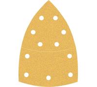 Bosch 50 hojas de lija Expert C470 con 11 agujeros (para pintura sobre madera, madera dura, diámetro de 102 mm, grano 40, accesorio profesional)