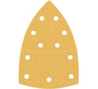 Bosch 50 hojas de lija Expert C470 con 11 agujeros (para pintura sobre madera, madera dura, diámetro de 102 mm, grano 40, accesorio profesional)