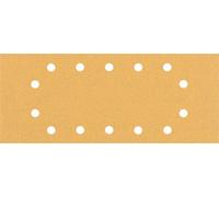 Bosch Professional 10 x Lijas Expert C470 con 14 agujeros, para Madera dura, Pintura sobre madera, 115 x 280 mm, Grano 100, Accesorios Lijadora orbital