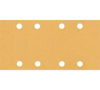 Bosch Professional 50 x Lijas Expert C470 con 8 agujeros, para Madera dura, Pintura sobre madera, 93 x 186 mm, Grano 100, Accesorios Lijadora orbital