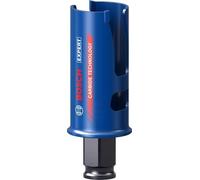 Bosch Professional 1 x Sierras de corona Expert Construction Material, para Madera blanda, 35 mm, Accesorios Taladro de impacto rotativo
