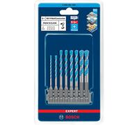 Bosch EXPERT HEX-9 MultiConstruction - Juego de brocas de 3-4-5-5-6-6-8-8 mm