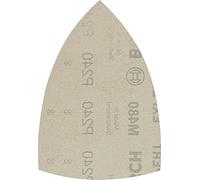 Bosch Expert M480 - Juego de 50 redes de lija (para pintura sobre madera, madera dura, diámetro de 100 x 150 mm, grano 240, accesorio profesional)