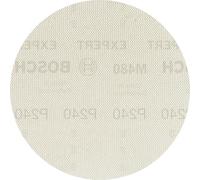 Bosch EXPERT M480 - Red de lija para lijadora de paneles en seco (para paredes en seco, madera dura, diámetro de 225 mm, grano 240, 5 unidades)