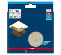 Bosch Expert Malla abrasiva M480 (Diámetro: 125 mm, Grano: 80, 5 ud.)