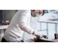 Bosch Expert S470 - Bloques de Lijado Combinados (20 Unidades, para Pintura sobre Madera, Madera Blanda, diámetro 69 x 97 x 26 mm, Medio/Fino/superfino, Accesorios Profesionales para Lijado Manual)