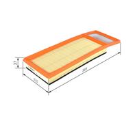 BOSCH F 026 400 346 Filtro de Aire para Alfa Romeo,Citroën,Fiat,Lancia,Opel ,