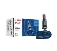 Bosch F026C00467 - QF0467 - Sensor TPMS programable Quick FIT - Sensor de presión de neumáticos con válvula de Titanio - 433,92 MHz