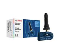 Bosch F026C00469 - QF0469 - Sensor TPMS programable Quick FIT - Sensor de presión de neumáticos con válvula de Goma Negra - 433,92 MHz