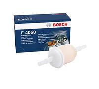 Bosch F4058 Filtro de Gasolina para Coche - Separa Partículas del Combustible, Protege el Sistema de Inyección