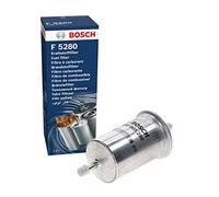 Bosch Filtro de gasolina F5280, separa partículas del combustible, protege el sistema de inyección