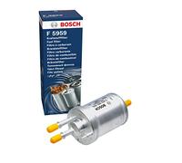 Bosch F5959 Filtro de Gasolina para Coche - Separa Partículas del Combustible, Protege el Sistema de Inyección