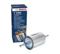 Bosch Filtro de gasolina para coche F5969 – Separa partículas y protege el sistema de inyección
