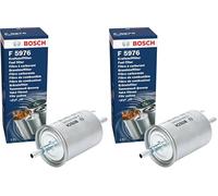 Bosch F5976 Filtro de Gasolina para Coche - Separa Partículas del Combustible, Protege el Sistema de Inyección (Paquete de 2)