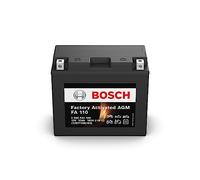 Bosch FA110 - Batería para Motocicletas AGM - 12V 165A 10Ah - Adecuada para motocicletas, motos de enduro, scooters, quads, motos de agua - Compatible M6019, BT12B-BS, BT12B