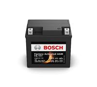 Bosch FA111 - Batería para Motocicletas AGM - 12V 70A 4Ah - Adecuada para motocicletas, motos de enduro, scooters, quads, motos de agua - Compatible M6004, BTX5L-BS, BTX5L