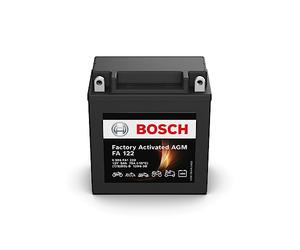 Bosch FA122 - Batería para Motocicletas AGM - 12V 75A 5Ah - Adecuada para motocicletas, motos de enduro, scooters, quads, motos de agua - Compatible M4F18, BB5L-B, 12N5-3B