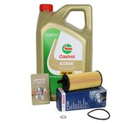 Bosch Filtro Aceite Servicio + 5L Castrol 5W30LL para BMW 5W30 3er E90 F30 X1