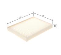 BOSCH Filtro aire habitáculo BMW 2,5 2,0 64319069927 64319216589