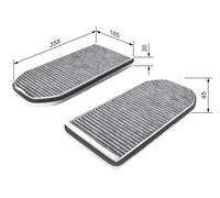 BOSCH Filtro aire habitáculo BMW 2,9 3,0 64118390447 64312339888 64319069926