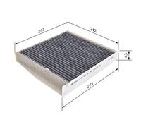 BOSCH Filtro aire habitáculo VOLVO 2,4 2,5 30630754 306307540 30630755 30676413