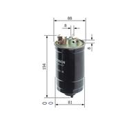BOSCH Filtro combustible SEAT 1,9 1M0127401 1M0127401SE 1M9127401