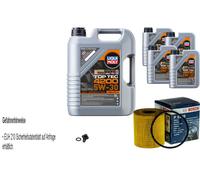 BOSCH filtro de aceite 9 L LIQUI MOLY Top Tec 4200 5W-30 para Peugeot Boxer Caja