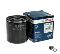 BOSCH Filtro de Aceite Con Tapón de Drenaje para Ford Kuga II 2.0 Ecoboost 4x4