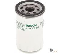 BOSCH Filtro De Aceite Con Tornillo De Drenaje Para Fiat Ducato Bus 2.0 JTD