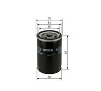 Bosch Filtro de Aceite para Honda Fiat Citroen Ford Opel Mazda Hyundai