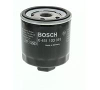 BOSCH Filtro de aceite para VOLKSWAGEN: Polo, New Beetle, Golf, Lupo, Fox, Bora, Caddy, Vento & SKODA: Octavia, Roomster, Felicia (Ref: 0 451 103 318)