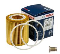 BOSCH Filtro De Aceite Tapa De Tornillo De Cárter Para Fiat Sedici FY_ 1.9 D