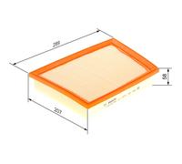 BOSCH Filtro de aire BMW MINI 2,0 1,5 13717619267 ALA18023 13718513944