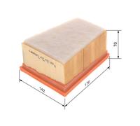 BOSCH Filtro de aire for RENAULT DACIA NISSAN 1,6 2,0 1654600QAA 165463164R