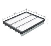 BOSCH Filtro de aire HYUNDAI 2,9 2,5 28113H1915