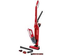Bosch Flexxo Serie | 4 ProAnimal - Aspirador 2 en 1 de mano y pie, sin bolsa y sin cable, batería de 25,2 V con accesorios especiales para mascotas, color rojo