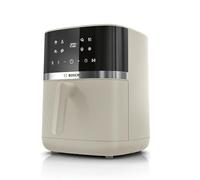 Bosch - Freidora de aire Serie 4, Air Fryer XXL, 6,1 L, 7 programas, dos placas de calor, descongela, mantiene el calor, beige mate, MAF462C0