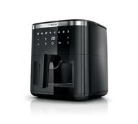 Bosch - Freidora de aire Serie 6 XXL, capacidad de 7,2 L, 7 programas y ventana de visualización con luz, Cocinado más rápido, Negro, MAF671B0