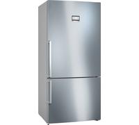 Bosch, frigorífico combinado, serie 6, 86 cm de ancho, inox, kgn86aid