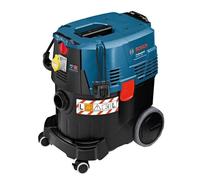 Bosch Professional aspirador en húmedo/seco GAS 35 L AFC (con 1 filtro pliegues plano celulosa, boquilla p. ranuras, bolsa, codo, set boquillas suelos, 3 tubos aspir. 0,35 m, manguera 5 m, Ø 35 mm)