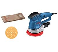 Bosch GEX 34-150 Professional Lijadora rotorbital 12000 RPM 24000 OPM Negro, Azul, Gris, Rojo