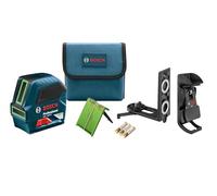 Bosch GLL 100 GX Green Beam Self Leveling 100-Feet Cross-Line Laser