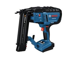 BOSCH GNH18V-18MN - Clavadora sin escobillas de calibre 18 de 18 V, potencia inalámbrica, sujeta hasta 2.000 clavos por carga, activación con una sola mano, limpieza de atascos sin herramientas, doble