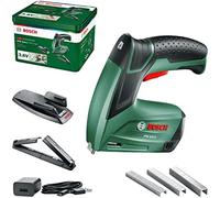 Bosch grapadora a batería ptk 3,6 li office set con grapadora para pa