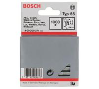 BOSCH Grapas estrechas para grapadora, tipo 55 6 x 1,08 x 14 mm (1000 uds) 1609200371