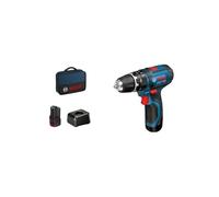 Taladro Percutor a Batería BOSCH GSB 12v-15 + 2x2Ah + Bolsa